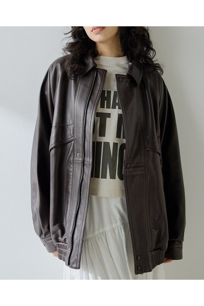 【ウィムガゼット/Whim Gazette】の【GEMINI】レザーブルゾン インテリア・キッズ・メンズ・レディースファッション・服の通販 founy(ファニー) https://founy.com/ ファッション Fashion レディースファッション Fashion for Women アウター Coat / Outerwear Collection レディースジャケット・軽アウター Jackets ブルゾンジャケット・スポーティアウター Blouson Jackets おすすめ Recommended / Our Picks ジャケット Jacket, Outerwear トレンド Trend, Trending Now フロント Front, Front Design ブルゾン Blouson, Bomber Jacket |ID: prp329100004621243 ipo3291000000033155517