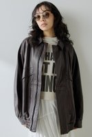 【ウィムガゼット/Whim Gazette】の【GEMINI】レザーブルゾン 人気、トレンドファッション・服の通販 founy(ファニー) ファッション Fashion レディースファッション Fashion for Women アウター Coat / Outerwear Collection レディースジャケット・軽アウター Jackets ブルゾンジャケット・スポーティアウター Blouson Jackets 2025年 2025 2025-2026秋冬・A/W Autumn/Winter 2025–26 AW25–26 おすすめ Recommended / Our Picks ジャケット Jacket, Outerwear トレンド Trend, Trending Now フロント Front, Front Design ブルゾン Blouson, Bomber Jacket A/W・秋冬 Autumn/Winter |ID:prp329100004621243