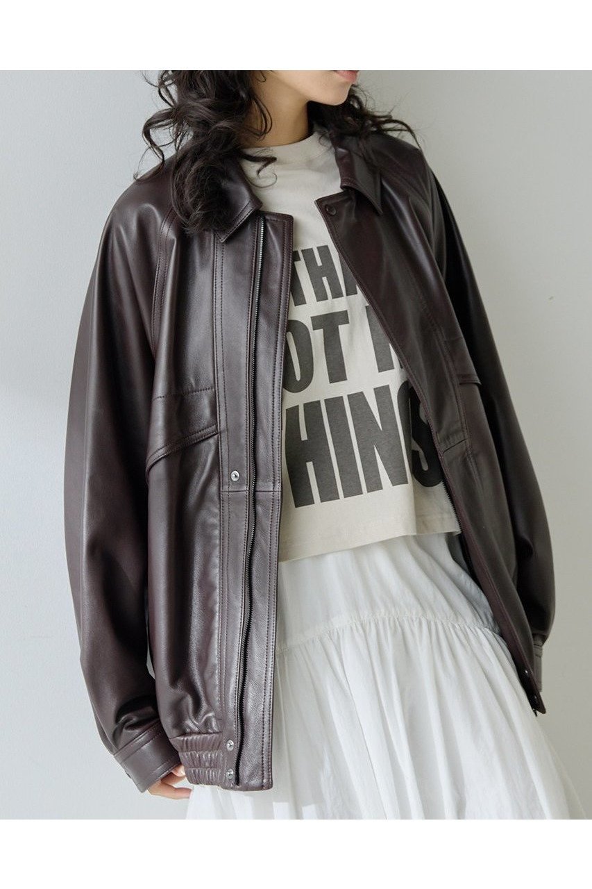 【ウィムガゼット/Whim Gazette】の【GEMINI】レザーブルゾン 人気、トレンドファッション・服の通販 founy(ファニー) 　ファッション　Fashion　レディースファッション　Fashion for Women　アウター　Coat / Outerwear Collection　レディースジャケット・軽アウター　Jackets　ブルゾンジャケット・スポーティアウター　Blouson Jackets　2025年　2025　2025-2026秋冬・A/W　Autumn/Winter 2025–26 AW25–26　おすすめ　Recommended / Our Picks　ジャケット　Jacket, Outerwear　トレンド　Trend, Trending Now　フロント　Front, Front Design　ブルゾン　Blouson, Bomber Jacket　A/W・秋冬　Autumn/Winter　other-4|ID: prp329100004621243 ipo3291000000033155525