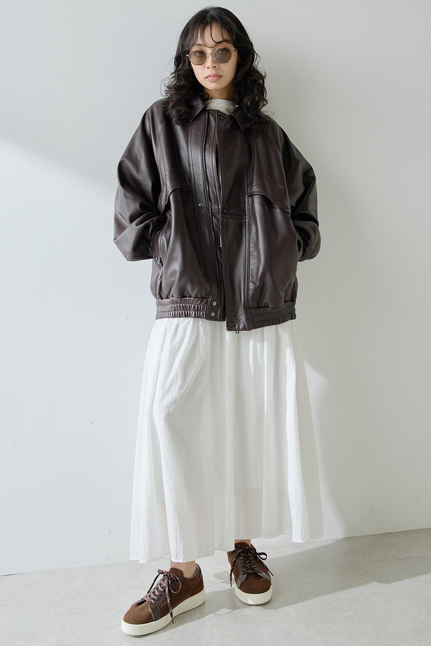 【ウィムガゼット/Whim Gazette】の【GEMINI】レザーブルゾン 人気、トレンドファッション・服の通販 founy(ファニー) 　ファッション　Fashion　レディースファッション　Fashion for Women　アウター　Coat / Outerwear Collection　レディースジャケット・軽アウター　Jackets　ブルゾンジャケット・スポーティアウター　Blouson Jackets　おすすめ　Recommended / Our Picks　ジャケット　Jacket, Outerwear　トレンド　Trend, Trending Now　フロント　Front, Front Design　ブルゾン　Blouson, Bomber Jacket　other-2|ID: prp329100004621243 ipo3291000000036225709