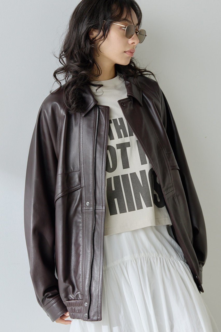 【ウィムガゼット/Whim Gazette】の【GEMINI】レザーブルゾン 人気、トレンドファッション・服の通販 founy(ファニー) 　ファッション　Fashion　レディースファッション　Fashion for Women　アウター　Coat / Outerwear Collection　レディースジャケット・軽アウター　Jackets　ブルゾンジャケット・スポーティアウター　Blouson Jackets　おすすめ　Recommended / Our Picks　ジャケット　Jacket, Outerwear　トレンド　Trend, Trending Now　フロント　Front, Front Design　ブルゾン　Blouson, Bomber Jacket　other-4|ID: prp329100004621243 ipo3291000000036225711