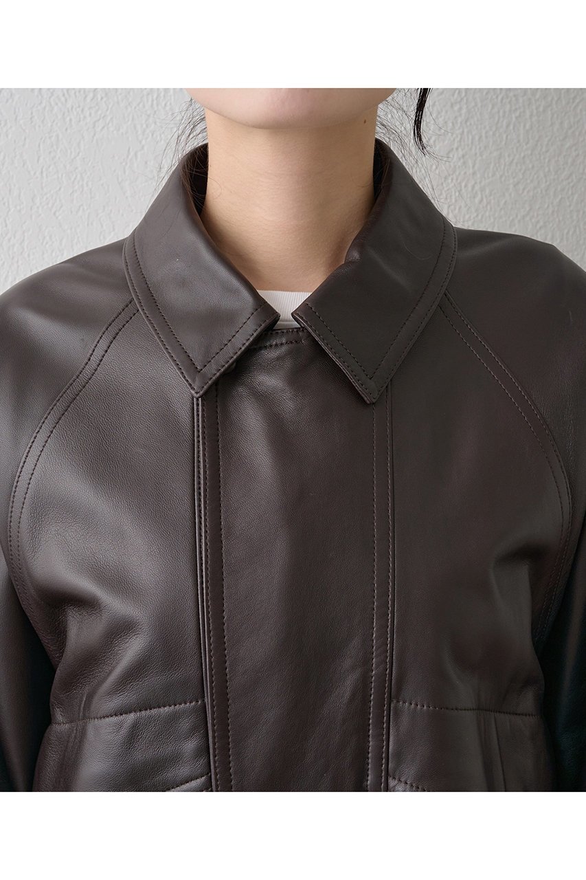 【ウィムガゼット/Whim Gazette】の【GEMINI】レザーブルゾン 人気、トレンドファッション・服の通販 founy(ファニー) 　ファッション　Fashion　レディースファッション　Fashion for Women　アウター　Coat / Outerwear Collection　レディースジャケット・軽アウター　Jackets　ブルゾンジャケット・スポーティアウター　Blouson Jackets　おすすめ　Recommended / Our Picks　ジャケット　Jacket, Outerwear　トレンド　Trend, Trending Now　フロント　Front, Front Design　ブルゾン　Blouson, Bomber Jacket　other-6|ID: prp329100004621243 ipo3291000000036225713