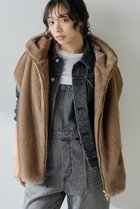 【ウィムガゼット/Whim Gazette】のミンクフェイクファーブルゾン モカ|ID: prp329100004621244 ipo3291000000036225718