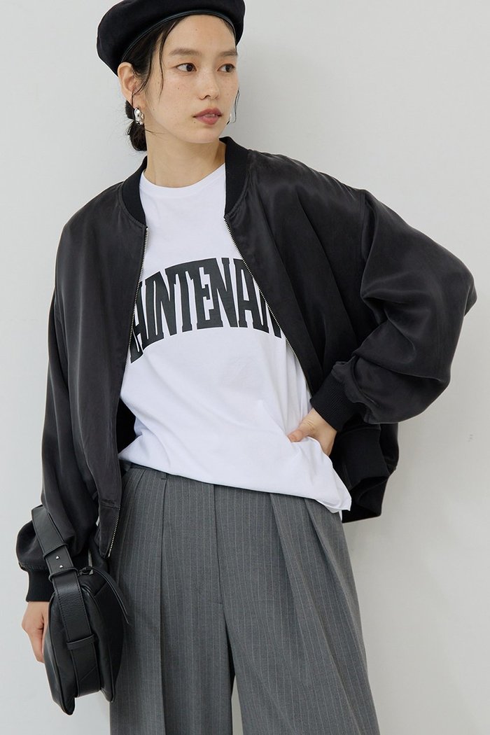 【ガリャルダガランテ/GALLARDAGALANTE】のキュプラサテンブルゾン インテリア・キッズ・メンズ・レディースファッション・服の通販 founy(ファニー) https://founy.com/ ファッション Fashion レディースファッション Fashion for Women アウター Coat / Outerwear Collection レディースジャケット・軽アウター Jackets ブルゾンジャケット・スポーティアウター Blouson Jackets おすすめ Recommended / Our Picks サテン Satin, Glossy Fabric ジャケット Jacket, Outerwear タイトスカート Pencil Skirt, Tight Skirt ブルゾン Blouson, Bomber Jacket ミックス Mix, Mixed Style エレガント 上品 Elegant |ID: prp329100004621249 ipo3291000000033155571