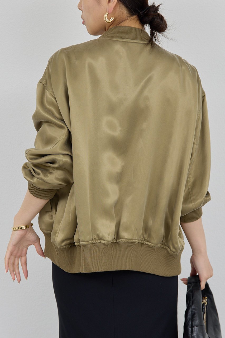 【ガリャルダガランテ/GALLARDAGALANTE】のキュプラサテンブルゾン 人気、トレンドファッション・服の通販 founy(ファニー) 　ファッション　Fashion　レディースファッション　Fashion for Women　アウター　Coat / Outerwear Collection　レディースジャケット・軽アウター　Jackets　ブルゾンジャケット・スポーティアウター　Blouson Jackets　2025年　2025　2025-2026秋冬・A/W　Autumn/Winter 2025–26 AW25–26　おすすめ　Recommended / Our Picks　サテン　Satin, Glossy Fabric　ジャケット　Jacket, Outerwear　タイトスカート　Pencil Skirt, Tight Skirt　ブルゾン　Blouson, Bomber Jacket　ミックス　Mix, Mixed Style　エレガント 上品　Elegant　A/W・秋冬　Autumn/Winter　other-8|ID: prp329100004621249 ipo3291000000033155585