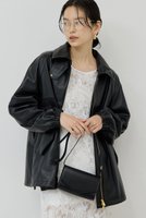 【ガリャルダガランテ/GALLARDAGALANTE】のレザーブルゾン 人気、トレンドファッション・服の通販 founy(ファニー) ファッション Fashion レディースファッション Fashion for Women アウター Coat / Outerwear Collection レディースジャケット・軽アウター Jackets ブルゾンジャケット・スポーティアウター Blouson Jackets 2025年 2025 2025-2026秋冬・A/W Autumn/Winter 2025–26 AW25–26 おすすめ Recommended / Our Picks ジャケット Jacket, Outerwear フェミニン Feminine, Girly ブルゾン Blouson, Bomber Jacket ポケット Pocket, Pocket Detail A/W・秋冬 Autumn/Winter |ID:prp329100004621251