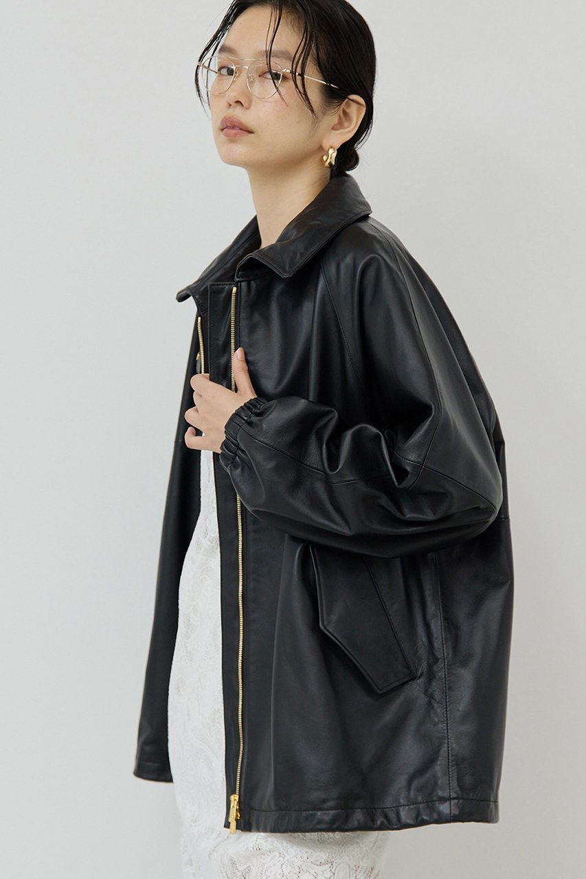 【ガリャルダガランテ/GALLARDAGALANTE】のレザーブルゾン 人気、トレンドファッション・服の通販 founy(ファニー) 　ファッション　Fashion　レディースファッション　Fashion for Women　アウター　Coat / Outerwear Collection　レディースジャケット・軽アウター　Jackets　ブルゾンジャケット・スポーティアウター　Blouson Jackets　2025年　2025　2025-2026秋冬・A/W　Autumn/Winter 2025–26 AW25–26　おすすめ　Recommended / Our Picks　ジャケット　Jacket, Outerwear　フェミニン　Feminine, Girly　ブルゾン　Blouson, Bomber Jacket　ポケット　Pocket, Pocket Detail　A/W・秋冬　Autumn/Winter　other-8|ID: prp329100004621251 ipo3291000000033155599
