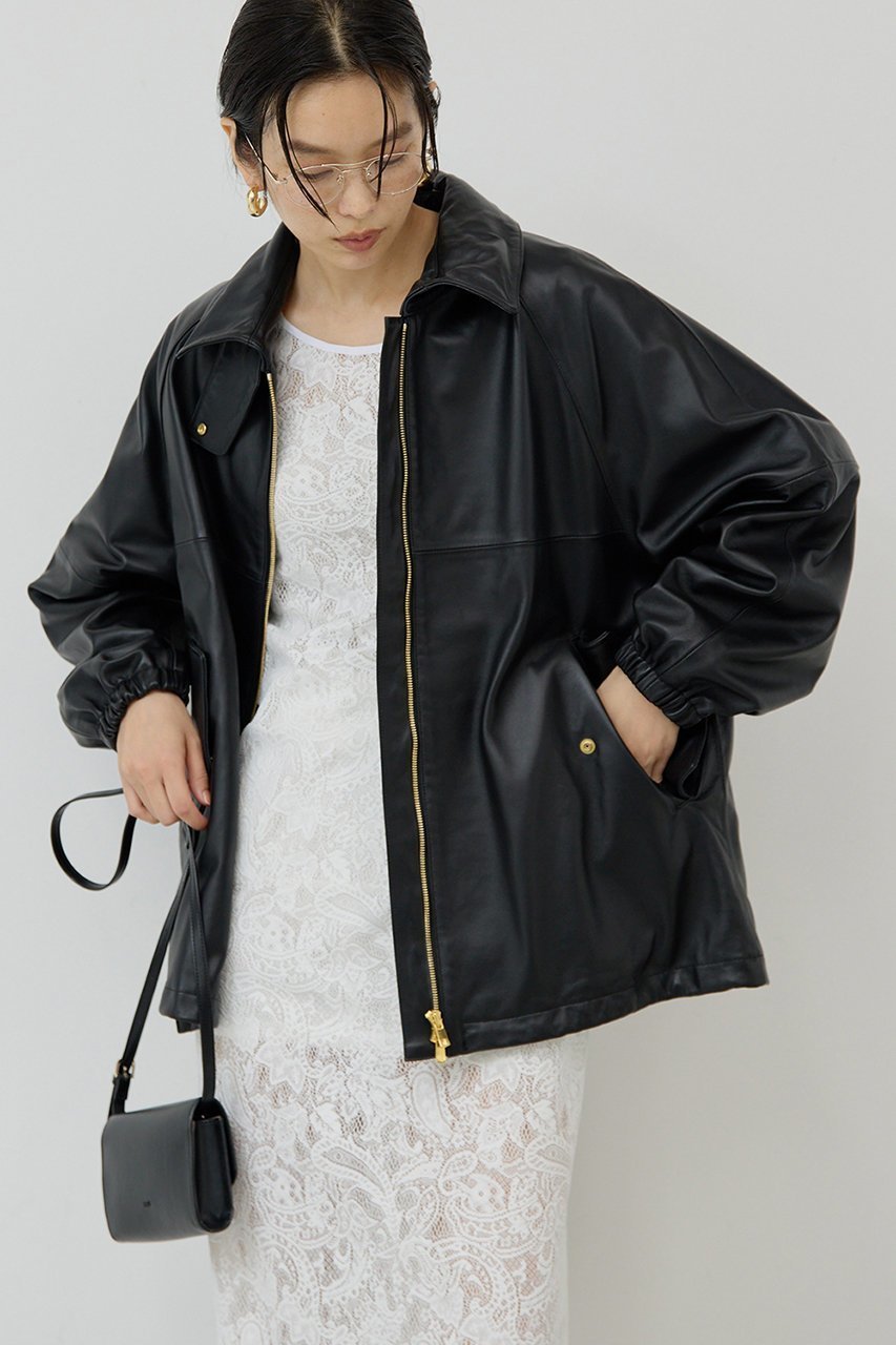 【ガリャルダガランテ/GALLARDAGALANTE】のレザーブルゾン 人気、トレンドファッション・服の通販 founy(ファニー) ファッション Fashion レディースファッション Fashion for Women アウター Coat / Outerwear Collection レディースジャケット・軽アウター Jackets ブルゾンジャケット・スポーティアウター Blouson Jackets おすすめ Recommended / Our Picks ジャケット Jacket, Outerwear フェミニン Feminine, Girly ブルゾン Blouson, Bomber Jacket ポケット Pocket, Pocket Detail other-7|ID: prp329100004621251 ipo3291000000035496226