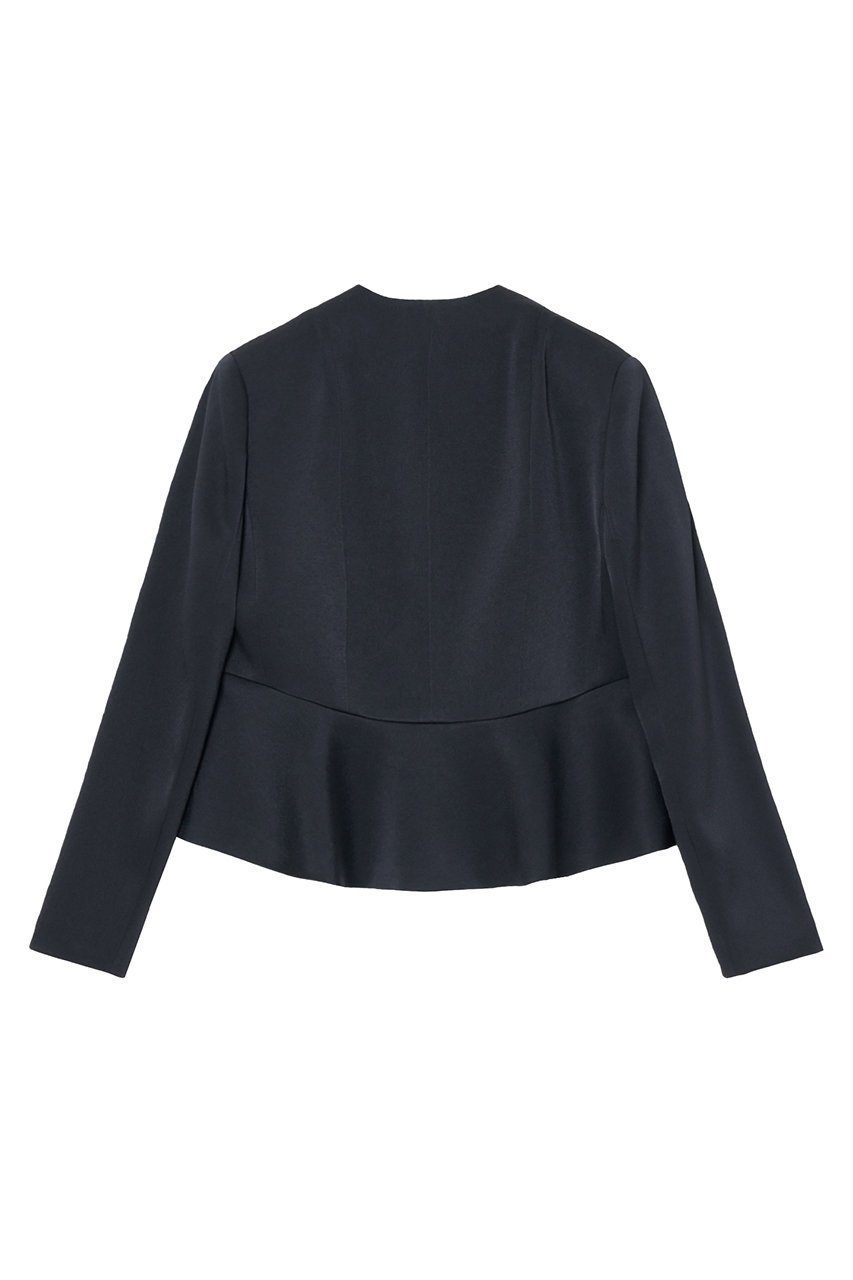 【アナイ/ANAYI】のトリアセサテンペプラムジャケット 人気、トレンドファッション・服の通販 founy(ファニー) 　ファッション　Fashion　レディースファッション　Fashion for Women　アウター　Coat / Outerwear Collection　レディースジャケット・軽アウター　Jackets　エレガント 上品　Elegant　サテン　Satin, Glossy Fabric　シェイプ　Shape, Slim Fit　ジャケット　Jacket, Outerwear　デコルテ　Décolleté, Neckline　フラップ　Flap, Flap Pocket　フロント　Front, Front Design　ペプラム　Peplum, Flared Hem　ポケット　Pocket, Pocket Detail　再入荷　Restock / Back in Stock　吸水　Absorbent, Quick-Dry　other-2|ID: prp329100004621255 ipo3291000000033155622