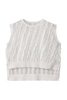【アナイ/ANAYI】のコットンフリンジバイアスプルオーバー 人気、トレンドファッション・服の通販 founy(ファニー) ファッション Fashion レディースファッション Fashion for Women トップス・カットソー Cut & Sew Tops ニット Knit Tops & Sweaters カジュアルプルオーバー・ニットトップス Pullovers & Knit Tops / Casual Pullovers 2025年 2025 2025-2026秋冬・A/W Autumn/Winter 2025–26 AW25–26 スリーブ Sleeve, Long Sleeve / Short Sleeve バランス Balance, Style Balance ファブリック Fabric, Textile フリンジ Fringe, Tassel ボトム Bottoms, Lower Wear ミックス Mix, Mixed Style A/W・秋冬 Autumn/Winter |ID:prp329100004621259