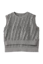 【アナイ/ANAYI】のコットンフリンジバイアスプルオーバー 人気、トレンドファッション・服の通販 founy(ファニー) ファッション Fashion レディースファッション Fashion for Women トップス・カットソー Cut & Sew Tops ニット Knit Tops & Sweaters カジュアルプルオーバー・ニットトップス Pullovers & Knit Tops / Casual Pullovers 2025年 2025 2025-2026秋冬・A/W Autumn/Winter 2025–26 AW25–26 スリーブ Sleeve, Long Sleeve / Short Sleeve バランス Balance, Style Balance ファブリック Fabric, Textile フリンジ Fringe, Tassel ボトム Bottoms, Lower Wear ミックス Mix, Mixed Style A/W・秋冬 Autumn/Winter thumbnail グレー|ID: prp329100004621259 ipo3291000000033155648