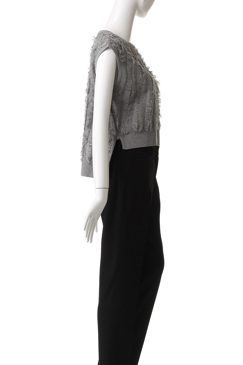 【アナイ/ANAYI】のコットンフリンジバイアスプルオーバー 人気、トレンドファッション・服の通販 founy(ファニー) 　ファッション　Fashion　レディースファッション　Fashion for Women　トップス・カットソー　Cut & Sew Tops　ニット　Knit Tops & Sweaters　カジュアルプルオーバー・ニットトップス　Pullovers & Knit Tops / Casual Pullovers　2025年　2025　2025-2026秋冬・A/W　Autumn/Winter 2025–26 AW25–26　スリーブ　Sleeve, Long Sleeve / Short Sleeve　バランス　Balance, Style Balance　ファブリック　Fabric, Textile　フリンジ　Fringe, Tassel　ボトム　Bottoms, Lower Wear　ミックス　Mix, Mixed Style　A/W・秋冬　Autumn/Winter　other-3|ID: prp329100004621259 ipo3291000000033155651