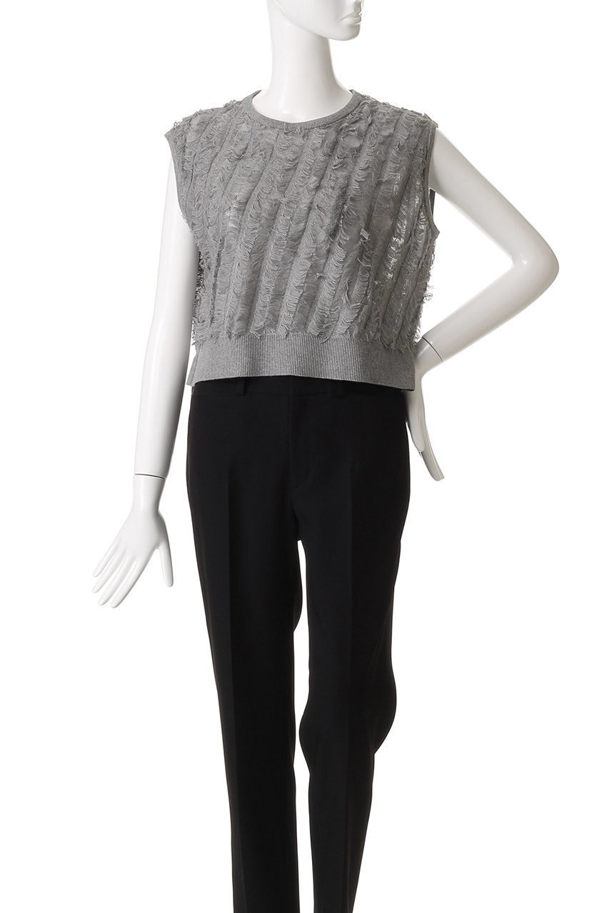 【アナイ/ANAYI】のコットンフリンジバイアスプルオーバー 人気、トレンドファッション・服の通販 founy(ファニー) ファッション Fashion レディースファッション Fashion for Women トップス・カットソー Cut & Sew Tops ニット Knit Tops & Sweaters カジュアルプルオーバー・ニットトップス Pullovers & Knit Tops / Casual Pullovers スリーブ Sleeve, Long Sleeve / Short Sleeve バランス Balance, Style Balance ファブリック Fabric, Textile フリンジ Fringe, Tassel ボトム Bottoms, Lower Wear ミックス Mix, Mixed Style other-2|ID: prp329100004621259 ipo3291000000034886176