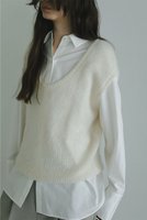 【エトレトウキョウ/ETRE TOKYO】のスーパーキッドモヘヤスリーブレスニットプルオーバー 人気、トレンドファッション・服の通販 founy(ファニー) ファッション Fashion レディースファッション Fashion for Women トップス・カットソー Cut & Sew Tops ニット Knit Tops & Sweaters カジュアルプルオーバー・ニットトップス Pullovers & Knit Tops / Casual Pullovers キャミソール Camisole, Spaghetti Strap Top シルク Silk, 100% Silk シンプル Simple, Minimal タンク Tank Top, Sleeveless Top ベーシック Basic, Essential 新作・新入荷 New Arrivals / New In |ID:prp329100004621263