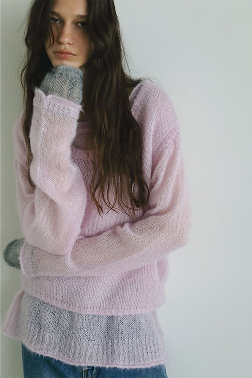 【エトレトウキョウ/ETRE TOKYO】のスーパーキッドモヘヤスリーブレスニットプルオーバー 人気、トレンドファッション・服の通販 founy(ファニー) 　ファッション　Fashion　レディースファッション　Fashion for Women　トップス・カットソー　Cut & Sew Tops　ニット　Knit Tops & Sweaters　カジュアルプルオーバー・ニットトップス　Pullovers & Knit Tops / Casual Pullovers　キャミソール　Camisole, Spaghetti Strap Top　シルク　Silk, 100% Silk　シンプル　Simple, Minimal　タンク　Tank Top, Sleeveless Top　ベーシック　Basic, Essential　新作・新入荷　New Arrivals / New In　other-2|ID: prp329100004621263 ipo3291000000033155679