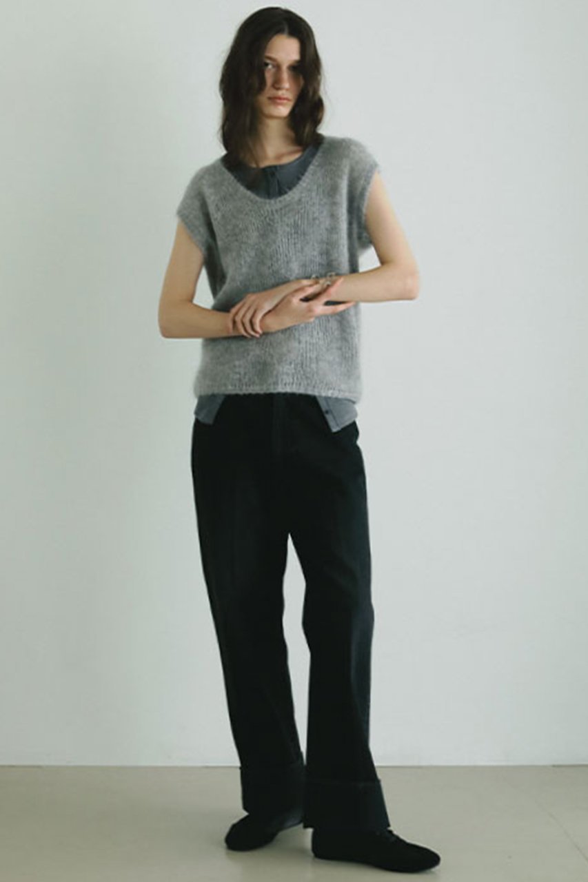 【エトレトウキョウ/ETRE TOKYO】のスーパーキッドモヘヤスリーブレスニットプルオーバー 人気、トレンドファッション・服の通販 founy(ファニー) 　ファッション　Fashion　レディースファッション　Fashion for Women　トップス・カットソー　Cut & Sew Tops　ニット　Knit Tops & Sweaters　カジュアルプルオーバー・ニットトップス　Pullovers & Knit Tops / Casual Pullovers　キャミソール　Camisole, Spaghetti Strap Top　シルク　Silk, 100% Silk　シンプル　Simple, Minimal　タンク　Tank Top, Sleeveless Top　ベーシック　Basic, Essential　other-4|ID: prp329100004621263 ipo3291000000035300728