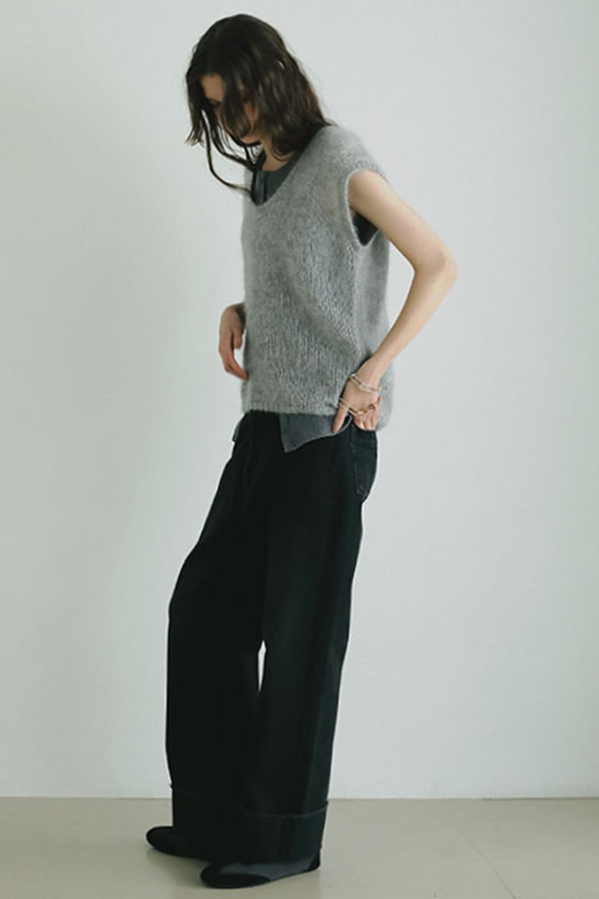 【エトレトウキョウ/ETRE TOKYO】のスーパーキッドモヘヤスリーブレスニットプルオーバー 人気、トレンドファッション・服の通販 founy(ファニー) 　ファッション　Fashion　レディースファッション　Fashion for Women　トップス・カットソー　Cut & Sew Tops　ニット　Knit Tops & Sweaters　カジュアルプルオーバー・ニットトップス　Pullovers & Knit Tops / Casual Pullovers　キャミソール　Camisole, Spaghetti Strap Top　シルク　Silk, 100% Silk　シンプル　Simple, Minimal　タンク　Tank Top, Sleeveless Top　ベーシック　Basic, Essential　other-5|ID: prp329100004621263 ipo3291000000035300730