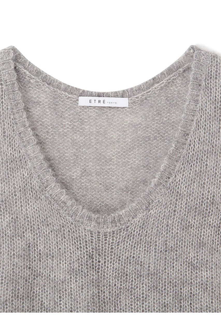 【エトレトウキョウ/ETRE TOKYO】のスーパーキッドモヘヤスリーブレスニットプルオーバー 人気、トレンドファッション・服の通販 founy(ファニー) 　ファッション　Fashion　レディースファッション　Fashion for Women　トップス・カットソー　Cut & Sew Tops　ニット　Knit Tops & Sweaters　カジュアルプルオーバー・ニットトップス　Pullovers & Knit Tops / Casual Pullovers　キャミソール　Camisole, Spaghetti Strap Top　シルク　Silk, 100% Silk　シンプル　Simple, Minimal　タンク　Tank Top, Sleeveless Top　ベーシック　Basic, Essential　other-8|ID: prp329100004621263 ipo3291000000035300739
