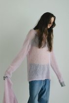 【エトレトウキョウ/ETRE TOKYO】のスーパーキッドモヘヤニットプルオーバー 人気、トレンドファッション・服の通販 founy(ファニー) ファッション Fashion レディースファッション Fashion for Women トップス・カットソー Cut & Sew Tops ニット Knit Tops & Sweaters カジュアルプルオーバー・ニットトップス Pullovers & Knit Tops / Casual Pullovers おすすめ Recommended / Our Picks インナー Innerwear シルク Silk, 100% Silk シンプル Simple, Minimal スリーブ Sleeve, Long Sleeve / Short Sleeve 新作・新入荷 New Arrivals / New In thumbnail ピンク|ID: prp329100004621265 ipo3291000000033155694