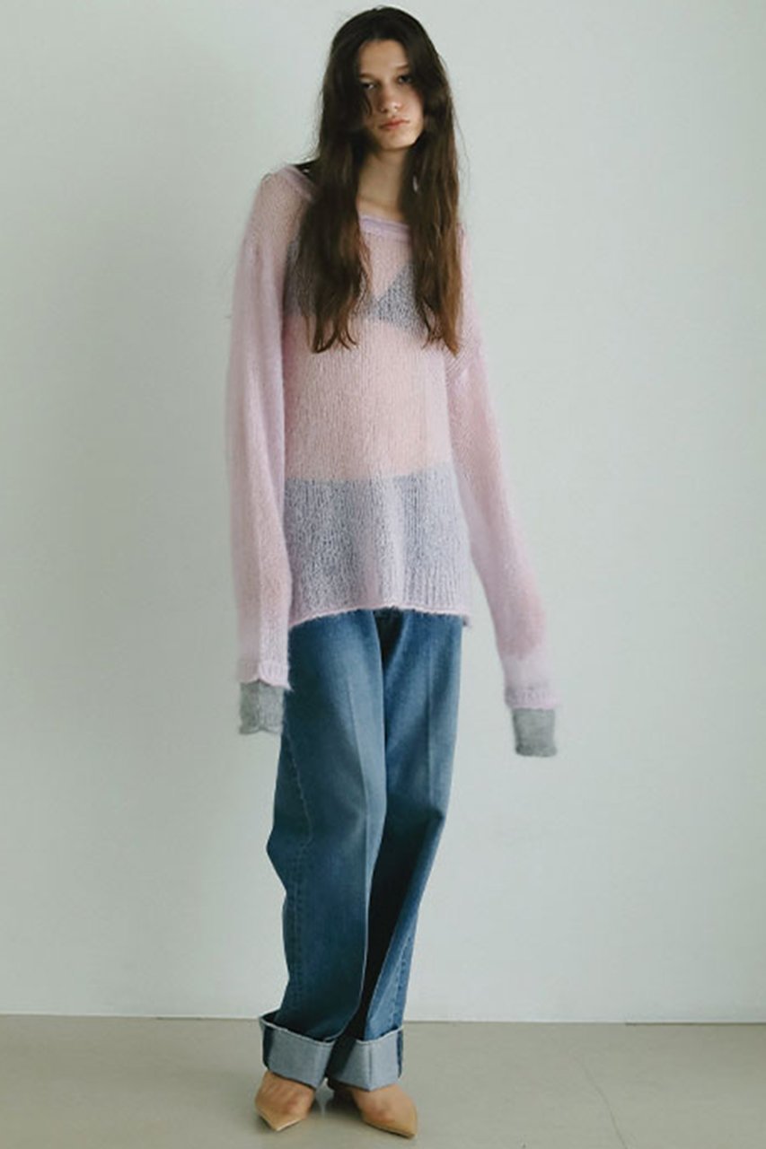【エトレトウキョウ/ETRE TOKYO】のスーパーキッドモヘヤニットプルオーバー 人気、トレンドファッション・服の通販 founy(ファニー) 　ファッション　Fashion　レディースファッション　Fashion for Women　トップス・カットソー　Cut & Sew Tops　ニット　Knit Tops & Sweaters　カジュアルプルオーバー・ニットトップス　Pullovers & Knit Tops / Casual Pullovers　おすすめ　Recommended / Our Picks　インナー　Innerwear　シルク　Silk, 100% Silk　シンプル　Simple, Minimal　スリーブ　Sleeve, Long Sleeve / Short Sleeve　新作・新入荷　New Arrivals / New In　other-4|ID: prp329100004621265 ipo3291000000033155700