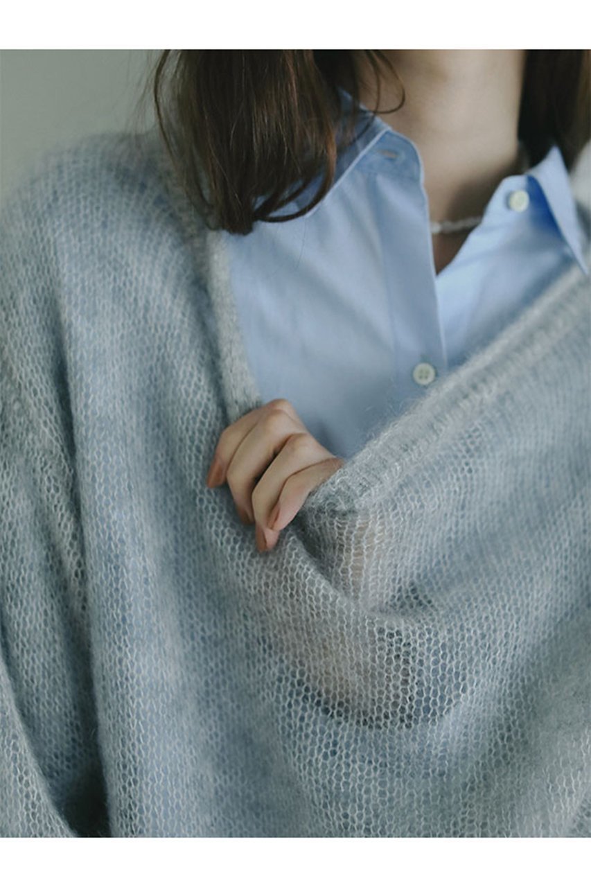 【エトレトウキョウ/ETRE TOKYO】のスーパーキッドモヘヤニットプルオーバー 人気、トレンドファッション・服の通販 founy(ファニー) 　ファッション　Fashion　レディースファッション　Fashion for Women　トップス・カットソー　Cut & Sew Tops　ニット　Knit Tops & Sweaters　カジュアルプルオーバー・ニットトップス　Pullovers & Knit Tops / Casual Pullovers　おすすめ　Recommended / Our Picks　インナー　Innerwear　シルク　Silk, 100% Silk　シンプル　Simple, Minimal　スリーブ　Sleeve, Long Sleeve / Short Sleeve　other-2|ID: prp329100004621265 ipo3291000000035300740