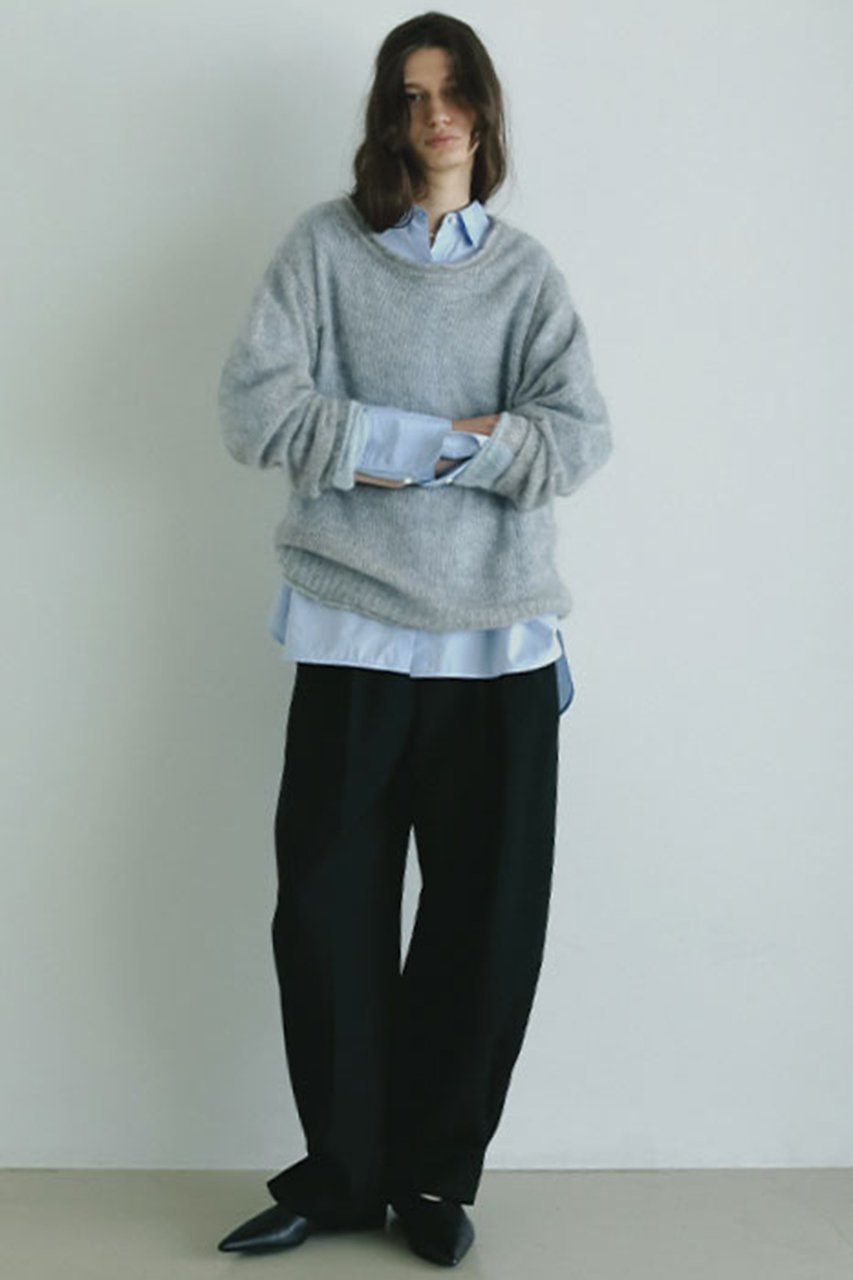 【エトレトウキョウ/ETRE TOKYO】のスーパーキッドモヘヤニットプルオーバー 人気、トレンドファッション・服の通販 founy(ファニー) 　ファッション　Fashion　レディースファッション　Fashion for Women　トップス・カットソー　Cut & Sew Tops　ニット　Knit Tops & Sweaters　カジュアルプルオーバー・ニットトップス　Pullovers & Knit Tops / Casual Pullovers　おすすめ　Recommended / Our Picks　インナー　Innerwear　シルク　Silk, 100% Silk　シンプル　Simple, Minimal　スリーブ　Sleeve, Long Sleeve / Short Sleeve　other-4|ID: prp329100004621265 ipo3291000000035300742