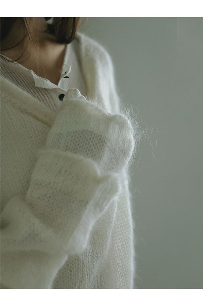 【エトレトウキョウ/ETRE TOKYO】のスーパーキッドモヘヤニットプルオーバー 人気、トレンドファッション・服の通販 founy(ファニー) 　ファッション　Fashion　レディースファッション　Fashion for Women　トップス・カットソー　Cut & Sew Tops　ニット　Knit Tops & Sweaters　カジュアルプルオーバー・ニットトップス　Pullovers & Knit Tops / Casual Pullovers　おすすめ　Recommended / Our Picks　インナー　Innerwear　シルク　Silk, 100% Silk　シンプル　Simple, Minimal　スリーブ　Sleeve, Long Sleeve / Short Sleeve　other-3|ID: prp329100004621265 ipo3291000000036247169