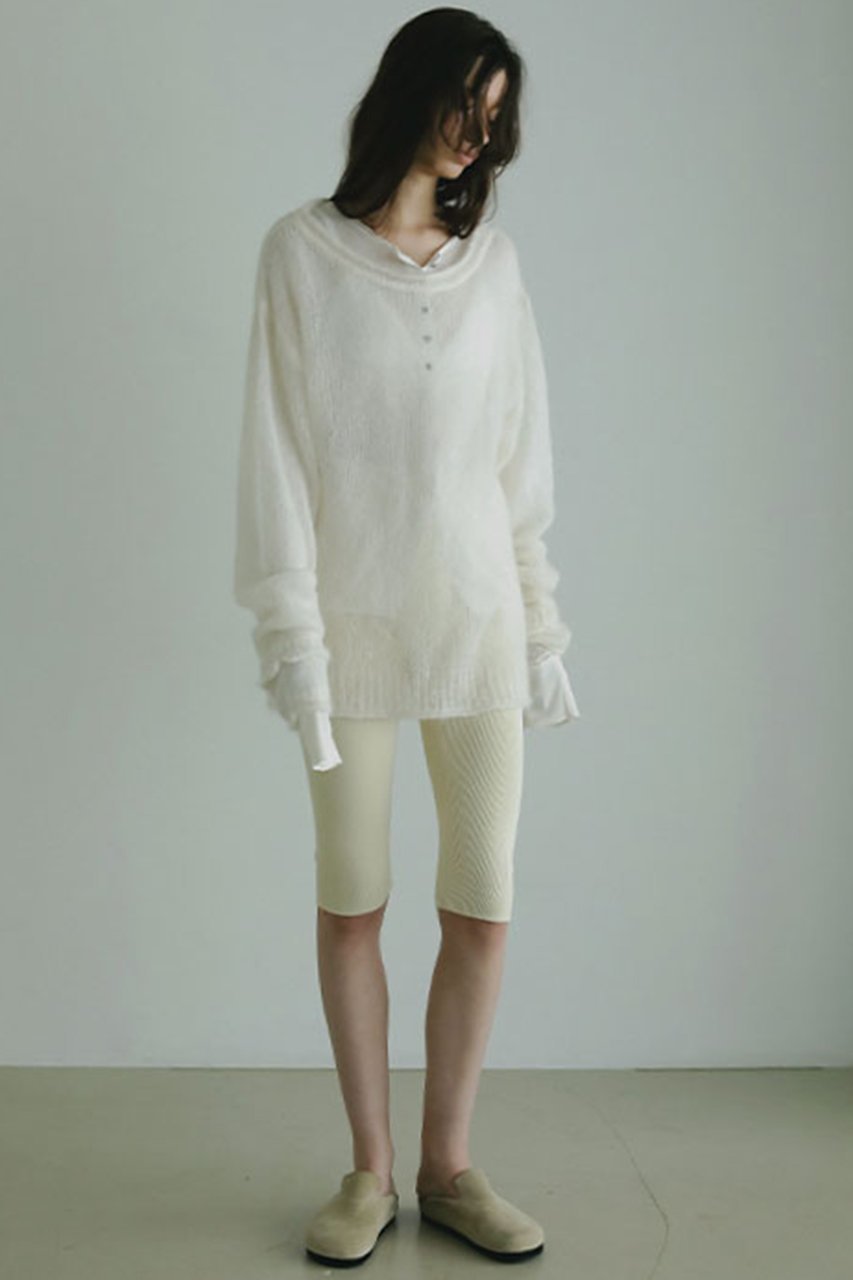 【エトレトウキョウ/ETRE TOKYO】のスーパーキッドモヘヤニットプルオーバー 人気、トレンドファッション・服の通販 founy(ファニー) 　ファッション　Fashion　レディースファッション　Fashion for Women　トップス・カットソー　Cut & Sew Tops　ニット　Knit Tops & Sweaters　カジュアルプルオーバー・ニットトップス　Pullovers & Knit Tops / Casual Pullovers　おすすめ　Recommended / Our Picks　インナー　Innerwear　シルク　Silk, 100% Silk　シンプル　Simple, Minimal　スリーブ　Sleeve, Long Sleeve / Short Sleeve　other-5|ID: prp329100004621265 ipo3291000000036247172