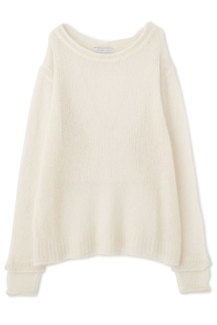 【エトレトウキョウ/ETRE TOKYO】のスーパーキッドモヘヤニットプルオーバー 人気、トレンドファッション・服の通販 founy(ファニー) 　ファッション　Fashion　レディースファッション　Fashion for Women　トップス・カットソー　Cut & Sew Tops　ニット　Knit Tops & Sweaters　カジュアルプルオーバー・ニットトップス　Pullovers & Knit Tops / Casual Pullovers　おすすめ　Recommended / Our Picks　インナー　Innerwear　シルク　Silk, 100% Silk　シンプル　Simple, Minimal　スリーブ　Sleeve, Long Sleeve / Short Sleeve　other-8|ID: prp329100004621265 ipo3291000000036247178