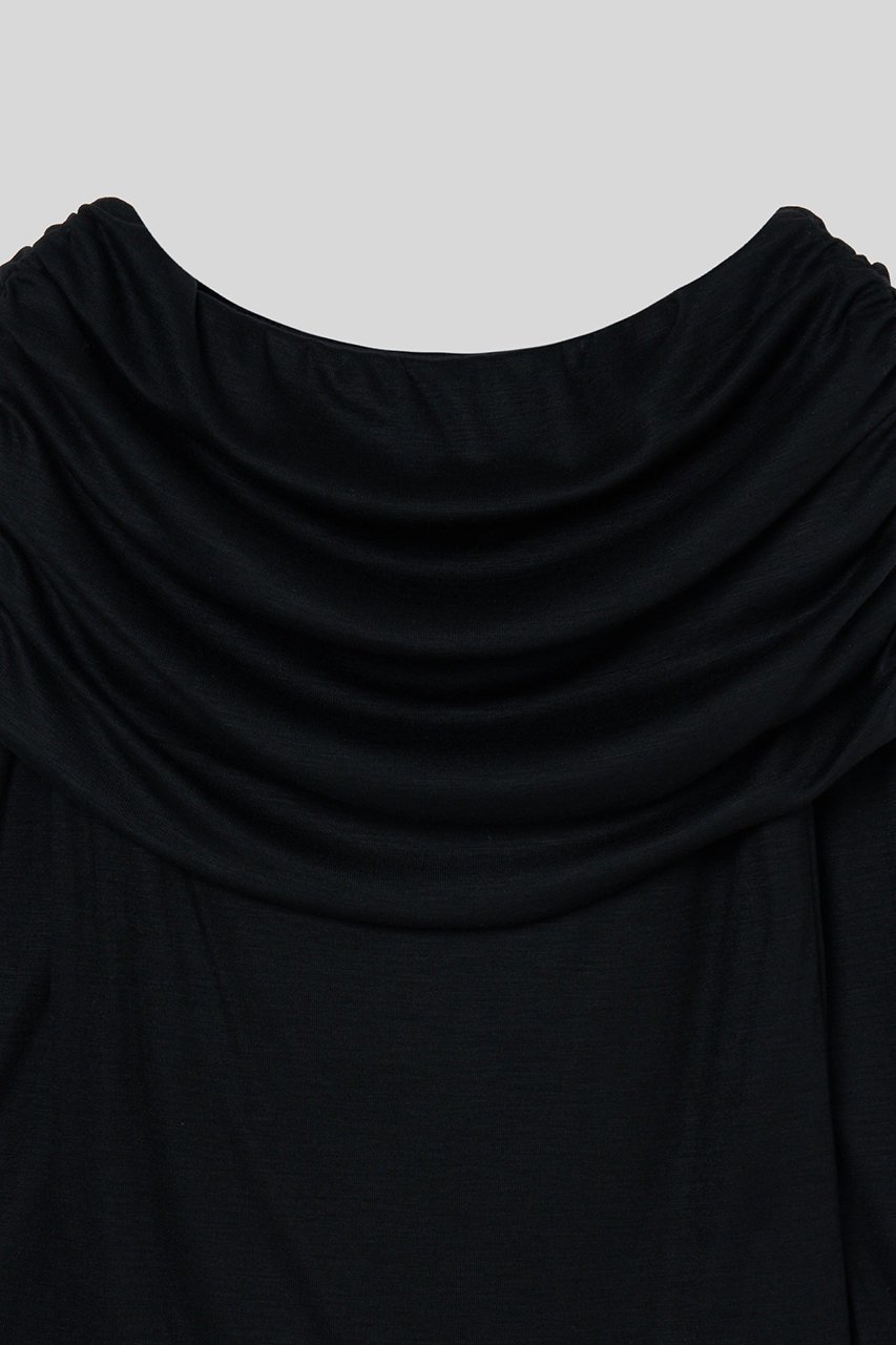 【イロット/IIROT】のウール ドレープ オープン ショルダー 人気、トレンドファッション・服の通販 founy(ファニー) 　ファッション　Fashion　レディースファッション　Fashion for Women　トップス・カットソー　Cut & Sew Tops　ニット　Knit Tops & Sweaters　カジュアルプルオーバー・ニットトップス　Pullovers & Knit Tops / Casual Pullovers　2025年　2025　2025-2026秋冬・A/W　Autumn/Winter 2025–26 AW25–26　ショルダー　Shoulder, Shoulder Strap　ドレープ　Drape, Draping Fabric　リラックス　Relax, Relaxed Fit　エレガント 上品　Elegant　A/W・秋冬　Autumn/Winter　other-3|ID: prp329100004621270 ipo3291000000033155742