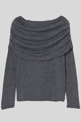 【イロット/IIROT】のウール ドレープ オープン ショルダー 人気、トレンドファッション・服の通販 founy(ファニー) ファッション Fashion レディースファッション Fashion for Women トップス・カットソー Cut & Sew Tops ニット Knit Tops & Sweaters カジュアルプルオーバー・ニットトップス Pullovers & Knit Tops / Casual Pullovers ショルダー Shoulder, Shoulder Strap ドレープ Drape, Draping Fabric リラックス Relax, Relaxed Fit エレガント 上品 Elegant |ID:prp329100004621270