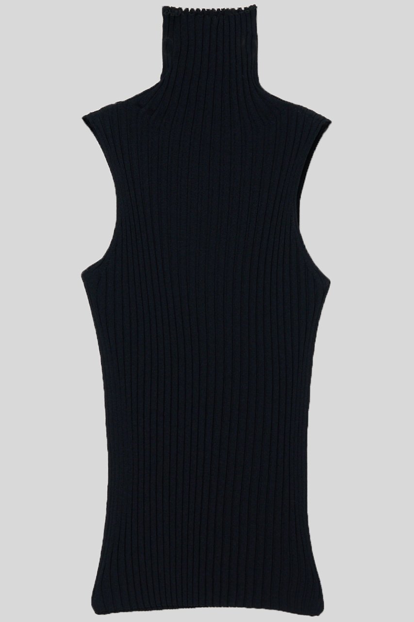 【イロット/IIROT】のウール シルク リブ ニット インテリア・キッズ・メンズ・レディースファッション・服の通販 founy(ファニー) 　ファッション　Fashion　レディースファッション　Fashion for Women　トップス・カットソー　Cut & Sew Tops　ニット　Knit Tops & Sweaters　カジュアルプルオーバー・ニットトップス　Pullovers & Knit Tops / Casual Pullovers　2025年　2025　2025-2026秋冬・A/W　Autumn/Winter 2025–26 AW25–26　インナー　Innerwear　ショルダー　Shoulder, Shoulder Strap　シルク　Silk, 100% Silk　ストレッチ　Stretch, Stretchy Fabric　フィット　Fit, Slim Fit　夏　Summer　秋　Autumn　A/W・秋冬　Autumn/Winter　ブラック|ID: prp329100004621271 ipo3291000000033155748