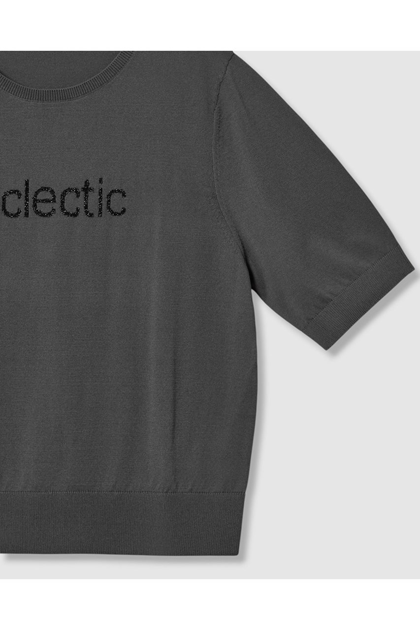 【アナイ/ANAYI】のECLECTICロゴプルオーバー 人気、トレンドファッション・服の通販 founy(ファニー) 　ファッション　Fashion　レディースファッション　Fashion for Women　トップス・カットソー　Cut & Sew Tops　ニット　Knit Tops & Sweaters　カジュアルプルオーバー・ニットトップス　Pullovers & Knit Tops / Casual Pullovers　2025年　2025　2025-2026秋冬・A/W　Autumn/Winter 2025–26 AW25–26　なめらか　Smooth, Silky Texture　コンパクト　Compact, Small Size　ジャケット　Jacket, Outerwear　ストレッチ　Stretch, Stretchy Fabric　夏　Summer　春　Spring　S/S・春夏　SS, Spring/Summer, Warm Season　A/W・秋冬　Autumn/Winter　other-4|ID: prp329100004621273 ipo3291000000033155768
