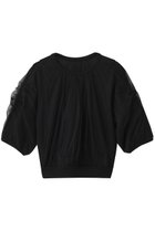 【アナイ/ANAYI】のチュールレイヤードパフプルオーバー 人気、トレンドファッション・服の通販 founy(ファニー) ファッション Fashion レディースファッション Fashion for Women トップス・カットソー Cut & Sew Tops ニット Knit Tops & Sweaters カジュアルプルオーバー・ニットトップス Pullovers & Knit Tops / Casual Pullovers 2025年 2025 2025-2026秋冬・A/W Autumn/Winter 2025–26 AW25–26 ギャザー Gathered, Ruffled スリーブ Sleeve, Long Sleeve / Short Sleeve チュール Tulip, Tulip Motif フェミニン Feminine, Girly メッシュ Mesh, Net Fabric A/W・秋冬 Autumn/Winter thumbnail ブラック|ID: prp329100004621275 ipo3291000000033155781