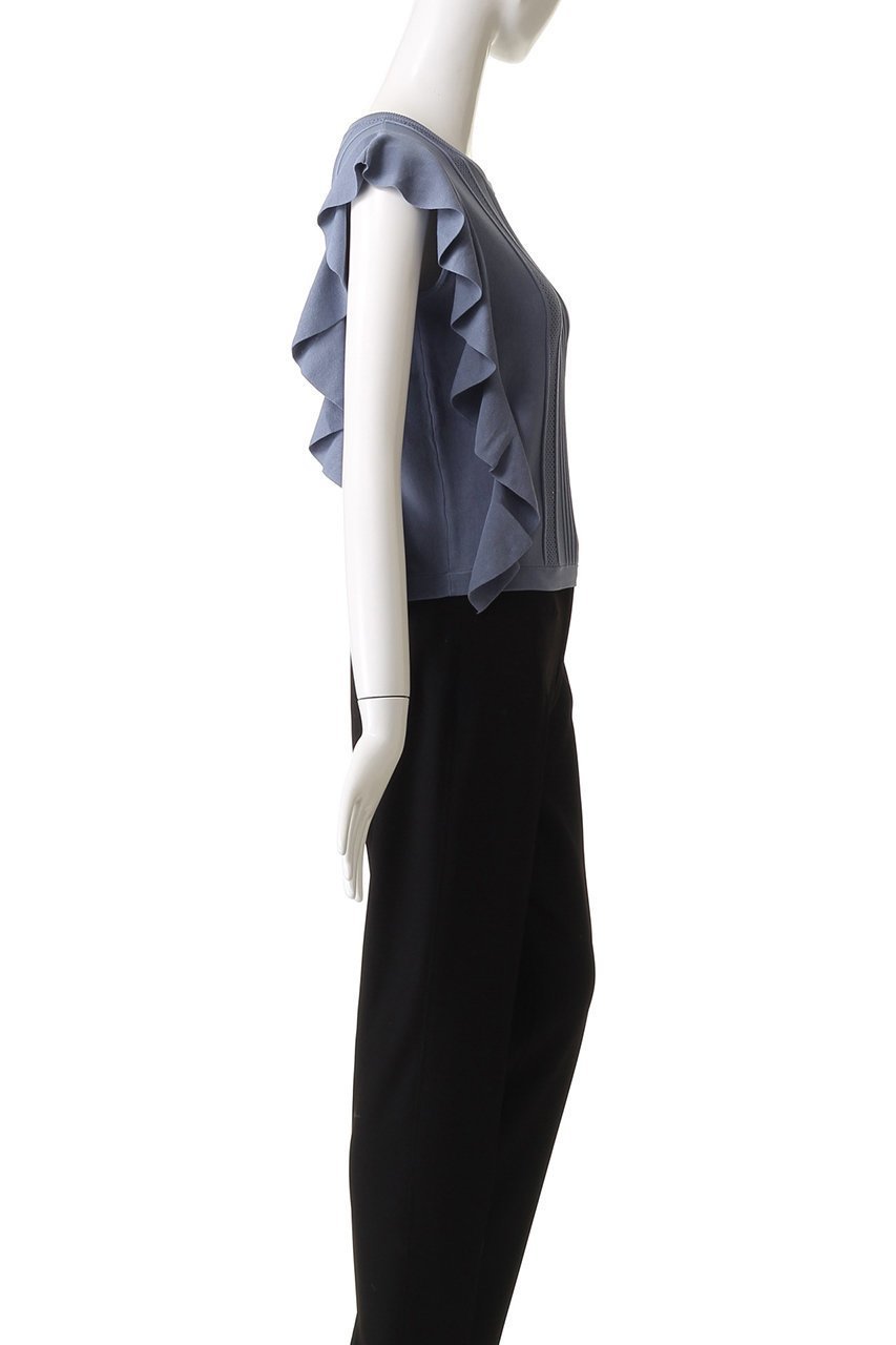 【アナイ/ANAYI】のビラテラールラッフルプルオーバー 人気、トレンドファッション・服の通販 founy(ファニー) 　ファッション　Fashion　レディースファッション　Fashion for Women　トップス・カットソー　Cut & Sew Tops　ニット　Knit Tops & Sweaters　カジュアルプルオーバー・ニットトップス　Pullovers & Knit Tops / Casual Pullovers　2025年　2025　2025-2026秋冬・A/W　Autumn/Winter 2025–26 AW25–26　なめらか　Smooth, Silky Texture　インナー　Innerwear　ジャケット　Jacket, Outerwear　フェミニン　Feminine, Girly　ラッフル　Ruffle, Frill　A/W・秋冬　Autumn/Winter　other-3|ID: prp329100004621276 ipo3291000000033155797