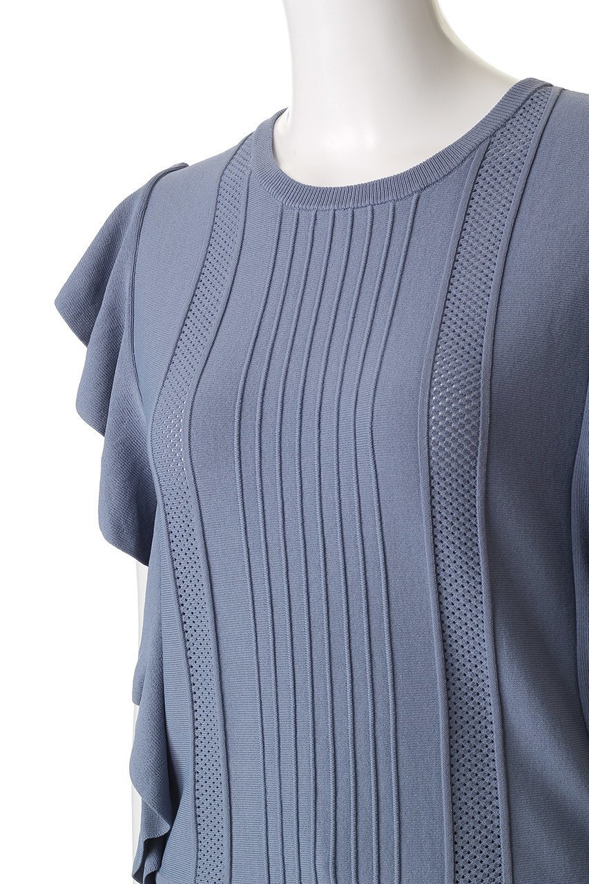 【アナイ/ANAYI】のビラテラールラッフルプルオーバー 人気、トレンドファッション・服の通販 founy(ファニー) 　ファッション　Fashion　レディースファッション　Fashion for Women　トップス・カットソー　Cut & Sew Tops　ニット　Knit Tops & Sweaters　カジュアルプルオーバー・ニットトップス　Pullovers & Knit Tops / Casual Pullovers　2025年　2025　2025-2026秋冬・A/W　Autumn/Winter 2025–26 AW25–26　なめらか　Smooth, Silky Texture　インナー　Innerwear　ジャケット　Jacket, Outerwear　フェミニン　Feminine, Girly　ラッフル　Ruffle, Frill　A/W・秋冬　Autumn/Winter　other-5|ID: prp329100004621276 ipo3291000000033155799