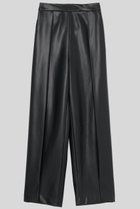 【イロット/IIROT】のシンセティック レザー パンツ 人気、トレンドファッション・服の通販 founy(ファニー) ファッション Fashion レディースファッション Fashion for Women パンツ Pants & Trousers フロント Front, Front Design エレガント 上品 Elegant thumbnail ブラック|ID: prp329100004621284 ipo3291000000033155856