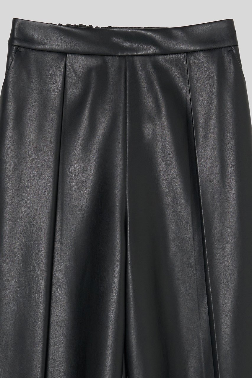 【イロット/IIROT】のシンセティック レザー パンツ 人気、トレンドファッション・服の通販 founy(ファニー) 　ファッション　Fashion　レディースファッション　Fashion for Women　パンツ　Pants & Trousers　フロント　Front, Front Design　エレガント 上品　Elegant　other-3|ID: prp329100004621284 ipo3291000000033155858