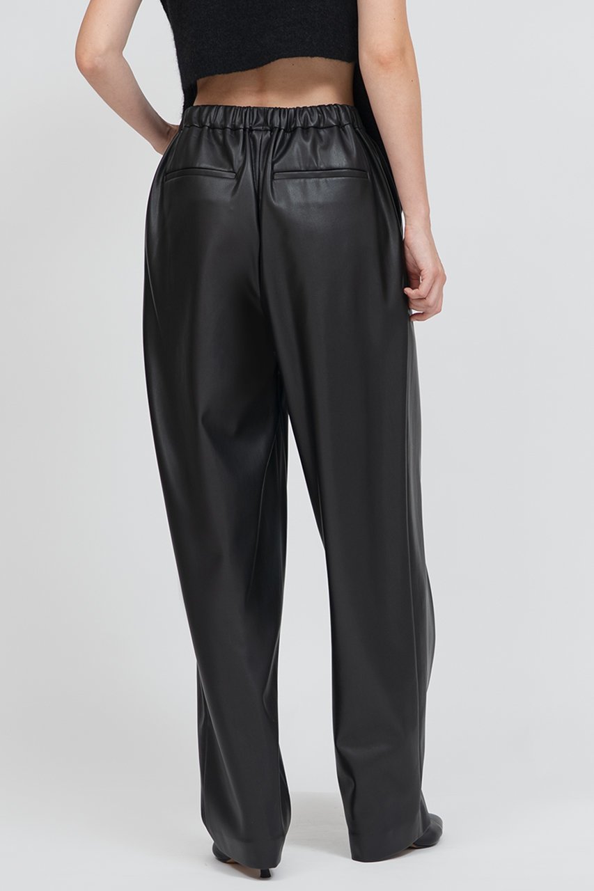 【イロット/IIROT】のシンセティック レザー パンツ 人気、トレンドファッション・服の通販 founy(ファニー) 　ファッション　Fashion　レディースファッション　Fashion for Women　パンツ　Pants & Trousers　フロント　Front, Front Design　エレガント 上品　Elegant　other-8|ID: prp329100004621284 ipo3291000000033155863
