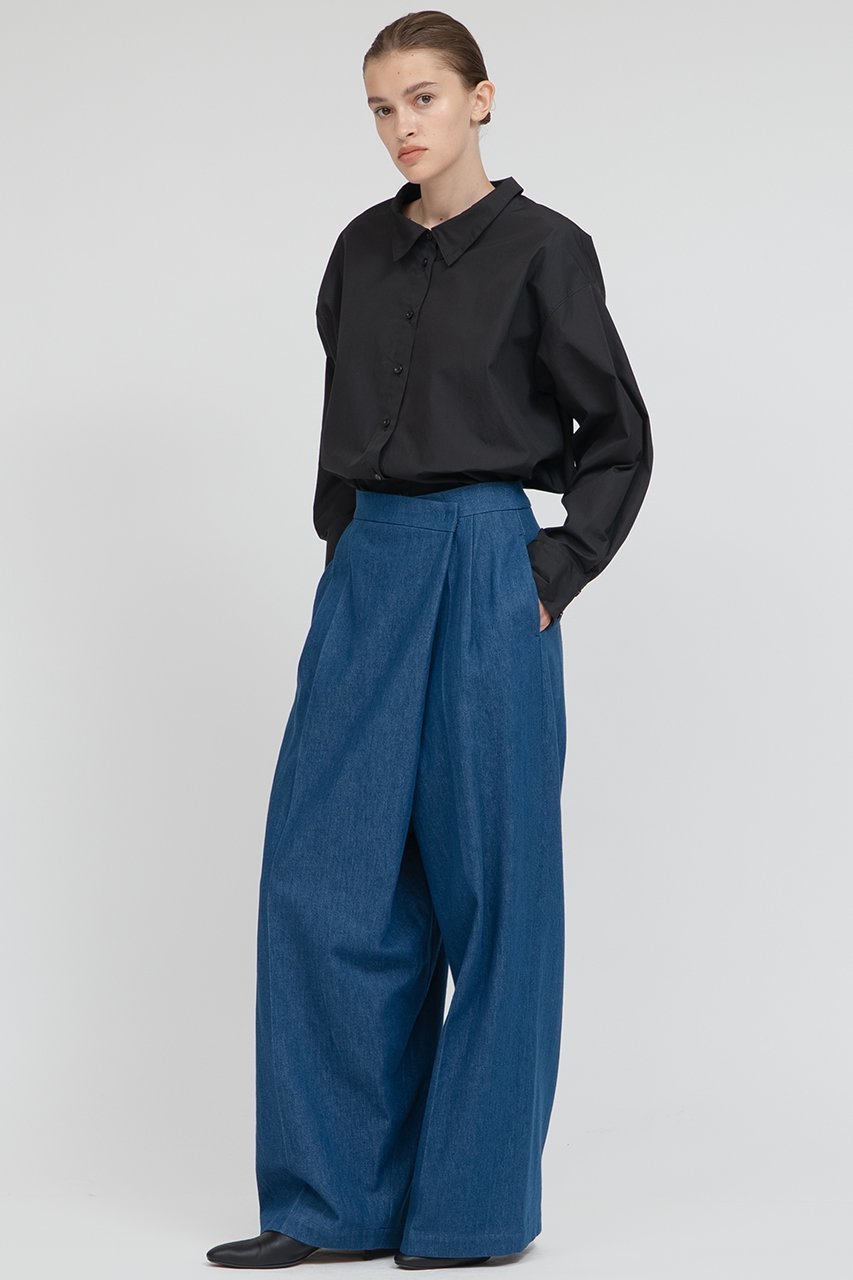 【イロット/IIROT】のINDIGO クロス ジーンズ 人気、トレンドファッション・服の通販 founy(ファニー) 　ファッション　Fashion　レディースファッション　Fashion for Women　パンツ　Pants & Trousers　デニムパンツ・ジーンズ・美脚デニム　Denim Jeans & Pants　2025年　2025　2025-2026秋冬・A/W　Autumn/Winter 2025–26 AW25–26　ジーンズ　Jeans, Denim Pants　デニム　Denim, Jeans Material　バランス　Balance, Style Balance　今季　This Season, Current Season　定番　Standard, Basic Item　A/W・秋冬　Autumn/Winter　other-5|ID: prp329100004621285 ipo3291000000033155873