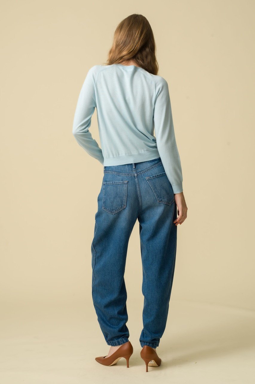 【マザー/MOTHER】のTHE CHUTE FLOOD ハイウエストジョガーデニム (BGR) 人気、トレンドファッション・服の通販 founy(ファニー) 　ファッション　Fashion　レディースファッション　Fashion for Women　パンツ　Pants & Trousers　デニムパンツ・ジーンズ・美脚デニム　Denim Jeans & Pants　おすすめ　Recommended / Our Picks　デニム　Denim, Jeans Material　リラックス　Relax, Relaxed Fit　other-8|ID: prp329100004621292 ipo3291000000033245520