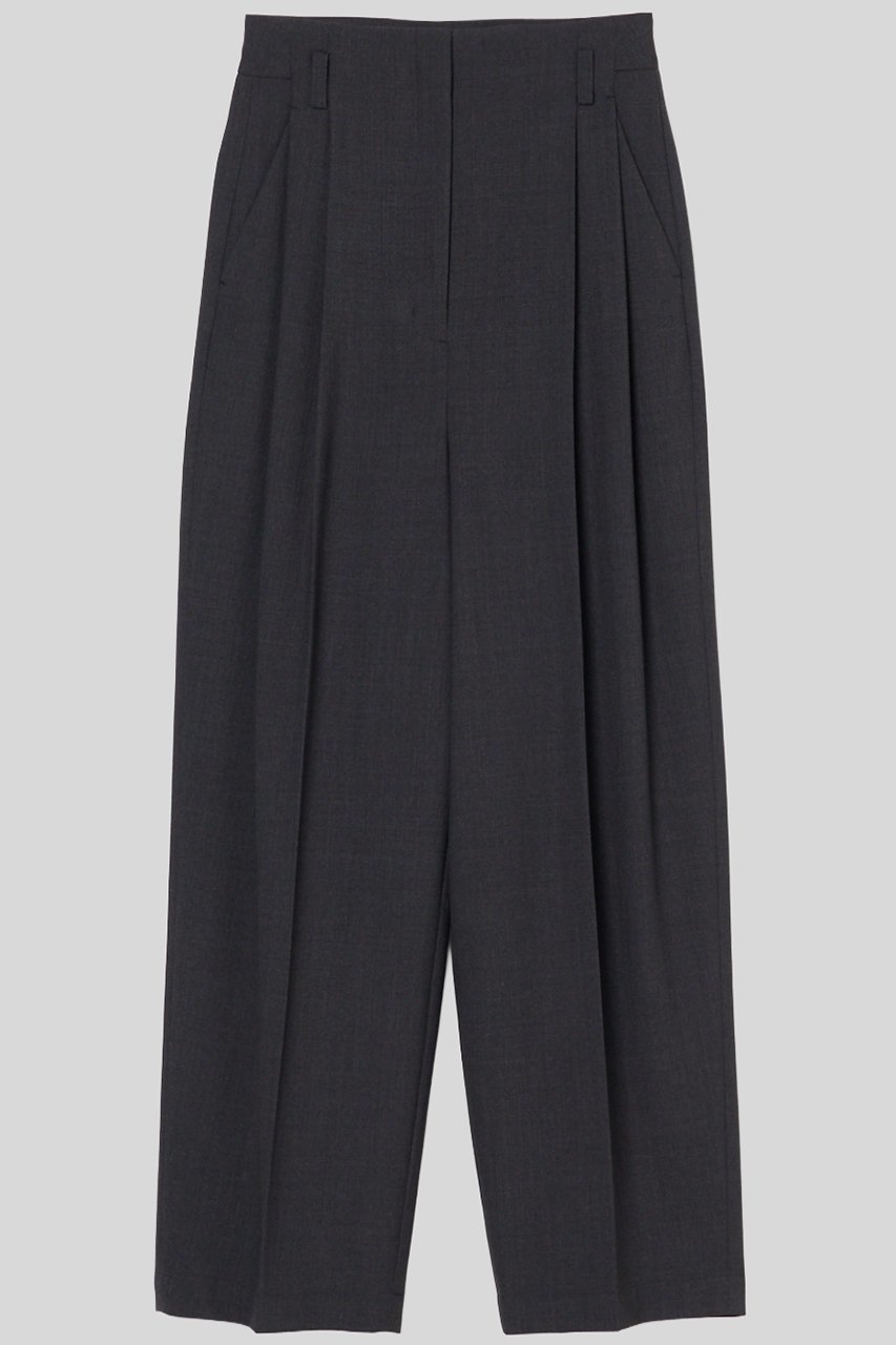 【イロット/IIROT】のウール ブレンド タック パンツ インテリア・キッズ・メンズ・レディースファッション・服の通販 founy(ファニー) 　ファッション　Fashion　レディースファッション　Fashion for Women　パンツ　Pants & Trousers　2025年　2025　2025-2026秋冬・A/W　Autumn/Winter 2025–26 AW25–26　バランス　Balance, Style Balance　エレガント 上品　Elegant　今季　This Season, Current Season　定番　Standard, Basic Item　A/W・秋冬　Autumn/Winter　ミドル グレー|ID: prp329100004621300 ipo3291000000033155967