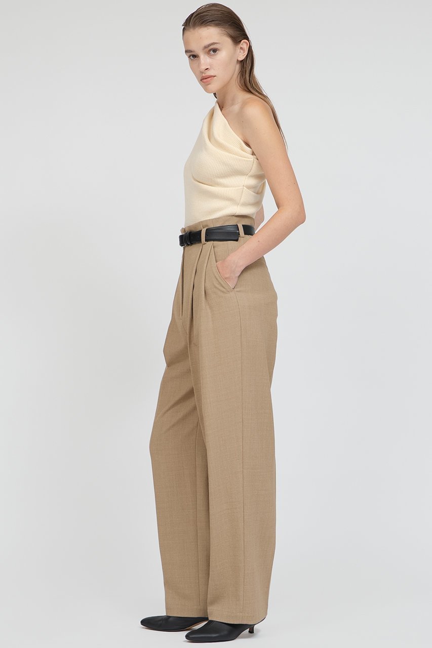 【イロット/IIROT】のウール ブレンド タック パンツ 人気、トレンドファッション・服の通販 founy(ファニー) 　ファッション　Fashion　レディースファッション　Fashion for Women　パンツ　Pants & Trousers　バランス　Balance, Style Balance　エレガント 上品　Elegant　今季　This Season, Current Season　定番　Standard, Basic Item　other-6|ID: prp329100004621300 ipo3291000000035543535