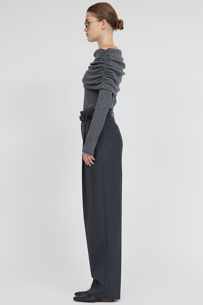 【イロット/IIROT】のウール ブレンド タック パンツ 人気、トレンドファッション・服の通販 founy(ファニー) 　ファッション　Fashion　レディースファッション　Fashion for Women　パンツ　Pants & Trousers　バランス　Balance, Style Balance　エレガント 上品　Elegant　今季　This Season, Current Season　定番　Standard, Basic Item　other-7|ID: prp329100004621300 ipo3291000000035598287