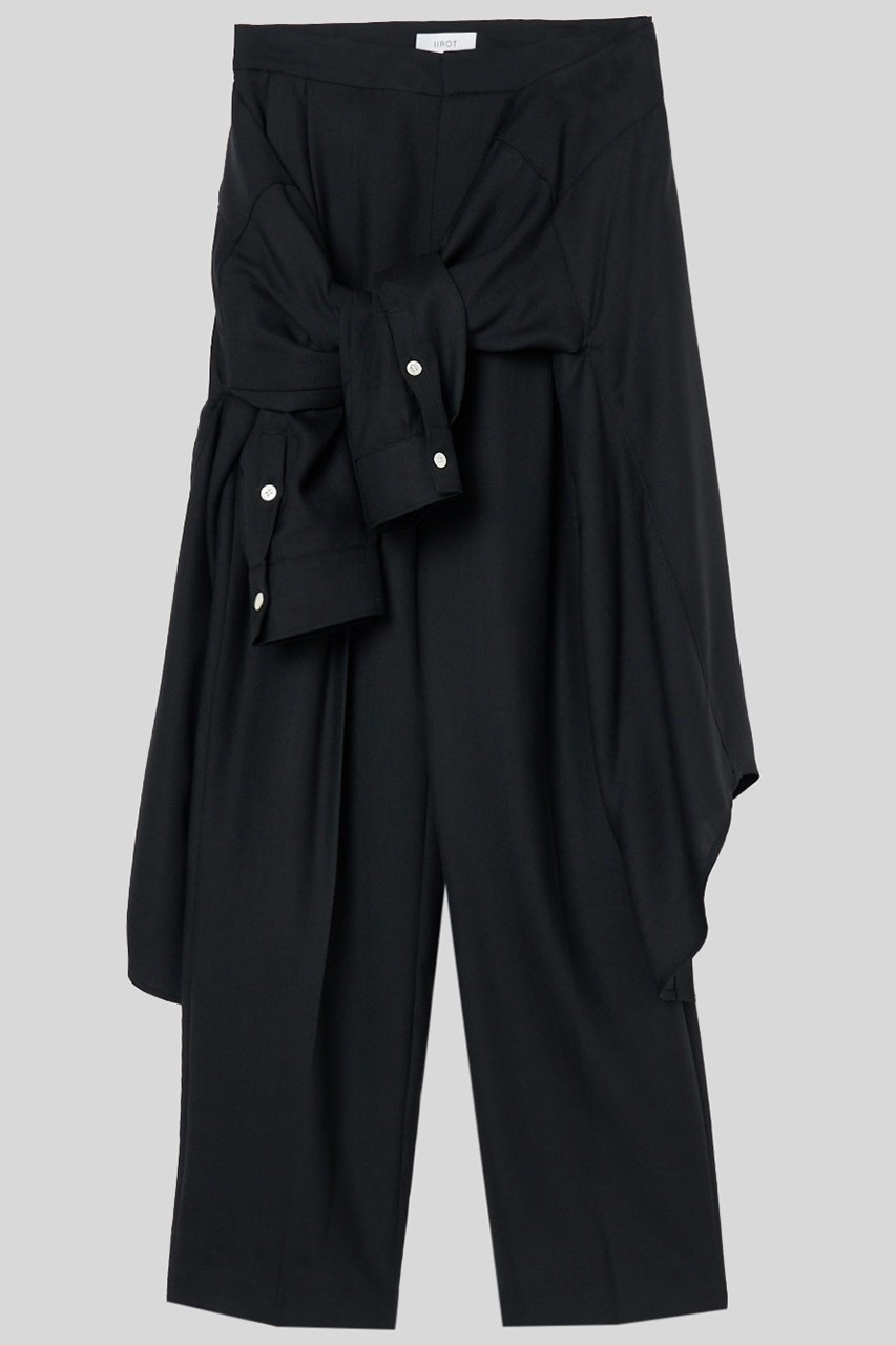 【イロット/IIROT】のWool Biera ドッキング パンツ 人気、トレンドファッション・服の通販 founy(ファニー) 　ファッション　Fashion　レディースファッション　Fashion for Women　パンツ　Pants & Trousers　なめらか　Smooth, Silky Texture　シルク　Silk, 100% Silk　スラックス　Slacks, Dress Pants　ドッキング　Docking, Mixed Material　ボトム　Bottoms, Lower Wear　other-3|ID: prp329100004621302 ipo3291000000036225786
