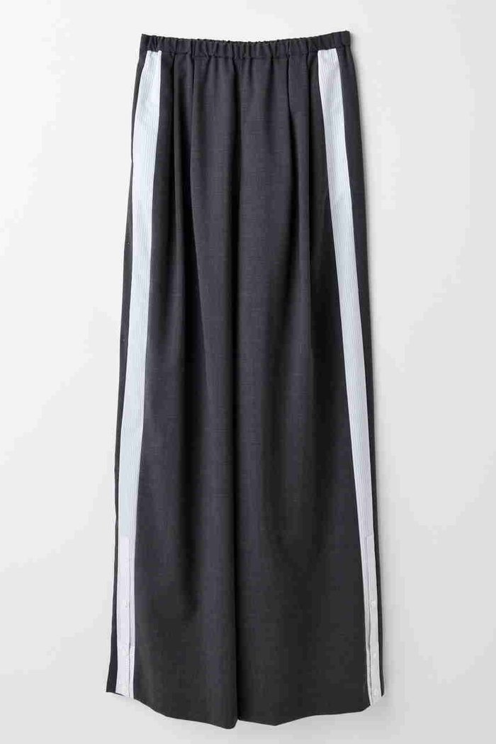 【エンフォルド/ENFOLD】の【8/1 12:00販売開始】SHIRT-LAYERED WIDE-PANTS/パンツ インテリア・キッズ・メンズ・レディースファッション・服の通販 founy(ファニー) https://founy.com/ ファッション Fashion レディースファッション Fashion for Women パンツ Pants & Trousers スリット Slit, Slit Detail ソックス Socks, Hosiery ドッキング Docking, Mixed Material 新作・新入荷 New Arrivals / New In |ID: prp329100004621307 ipo3291000000033155999