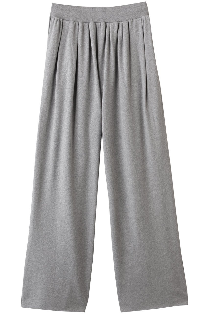 【エリオポール/heliopole】のワイドスウェットパンツ インテリア・キッズ・メンズ・レディースファッション・服の通販 founy(ファニー) 　ファッション　Fashion　レディースファッション　Fashion for Women　パンツ　Pants & Trousers　2025年　2025　2025-2026秋冬・A/W　Autumn/Winter 2025–26 AW25–26　ギャザー　Gathered, Ruffled　ストレート　Straight, Straight Cut　リラックス　Relax, Relaxed Fit　A/W・秋冬　Autumn/Winter　グレー|ID: prp329100004621309 ipo3291000000033156013