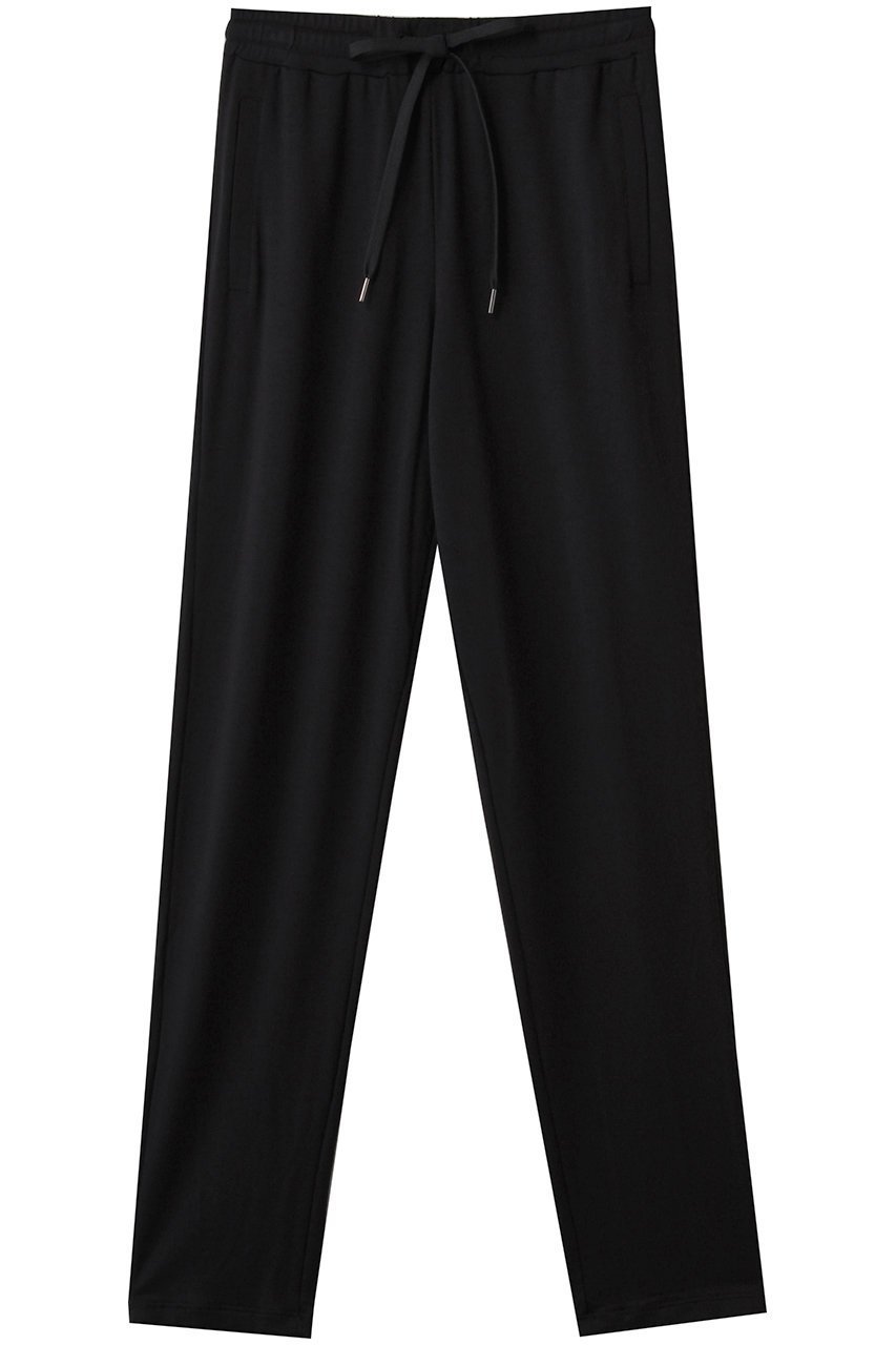 【ハンロ/HANRO】のロングパンツ インテリア・キッズ・メンズ・レディースファッション・服の通販 founy(ファニー) 　ファッション　Fashion　レディースファッション　Fashion for Women　パンツ　Pants & Trousers　とろみ　Fluid, Flowy Fabric　シンプル　Simple, Minimal　ストレッチ　Stretch, Stretchy Fabric　ストレート　Straight, Straight Cut　パジャマ　Pajamas, Sleepwear　リラックス　Relax, Relaxed Fit　ロング　Long, Long-Length　新作・新入荷　New Arrivals / New In　ブラック|ID: prp329100004621316 ipo3291000000033156054