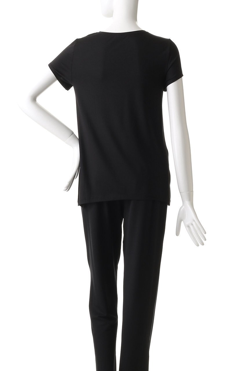 【ハンロ/HANRO】のYOGA半袖 人気、トレンドファッション・服の通販 founy(ファニー) 　ファッション　Fashion　レディースファッション　Fashion for Women　トップス・カットソー　Cut & Sew Tops　とろみ　Fluid, Flowy Fabric　インナー　Innerwear　シンプル　Simple, Minimal　ストレッチ　Stretch, Stretchy Fabric　スリット　Slit, Slit Detail　ドレープ　Drape, Draping Fabric　パジャマ　Pajamas, Sleepwear　ヨガ　Yoga, Yoga Wear　リラックス　Relax, Relaxed Fit　ワーク　Workwear, Utility Style　半袖　Short Sleeve, Half Sleeve　新作・新入荷　New Arrivals / New In　other-4|ID: prp329100004621324 ipo3291000000033156115