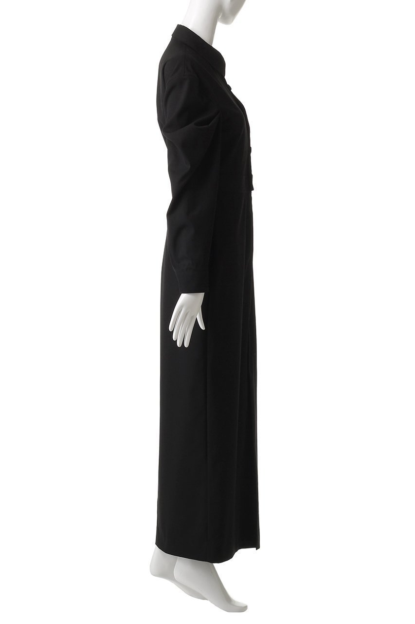 【イロット/IIROT】のタック スリーブ ドレス 人気、トレンドファッション・服の通販 founy(ファニー) 　ファッション　Fashion　レディースファッション　Fashion for Women　スカート　Skirts　ロングスカート　Long Skirts / Maxi & Midi Skirts　スリット　Slit, Slit Detail　スリーブ　Sleeve, Long Sleeve / Short Sleeve　ドレス　Dress, One-Piece　フロント　Front, Front Design　ロング　Long, Long-Length　other-3|ID: prp329100004621339 ipo3291000000033156199